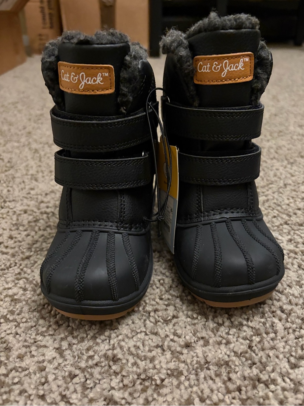 Cat & Jack snow boots 8c NWT